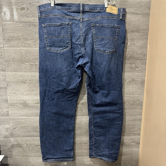 Lucky Brand 363 Vintage Straight Men's 40X30 Jeans Denim Blue Dark Wash - Picture 5 of 12